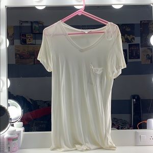 white comfy papaya t-shirt